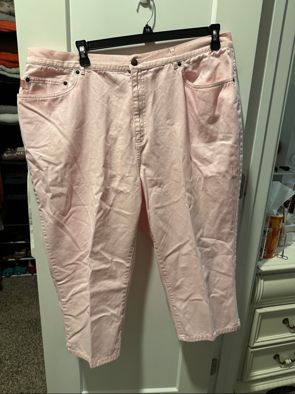 Ralph Lauren Pale Pink Cropped Jeans